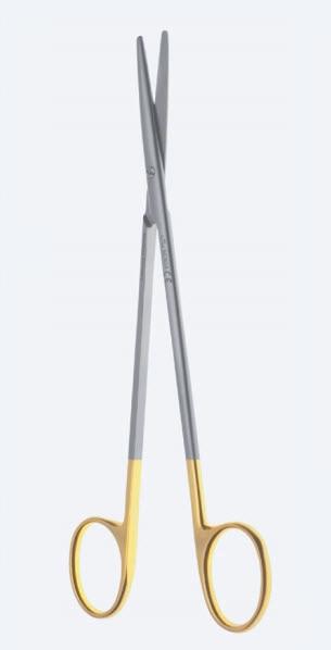 Ножиці, хірургічні, "Metzenbaum", "Power TC", дисекційні, прямі, тупокінцеві, загальна довжина 200 мм, 8". Бренд - Asanus Medizintechnik Gmb, Німеччина